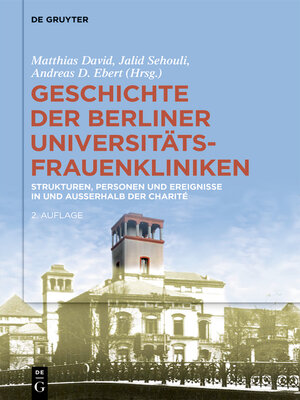 cover image of Geschichte der Berliner Universitäts-Frauenkliniken